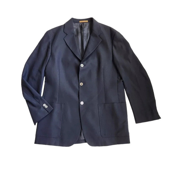 Vintage YSL Yves Saint Laurent Blazer Metal ButtonsMens Size FR 54 US 40